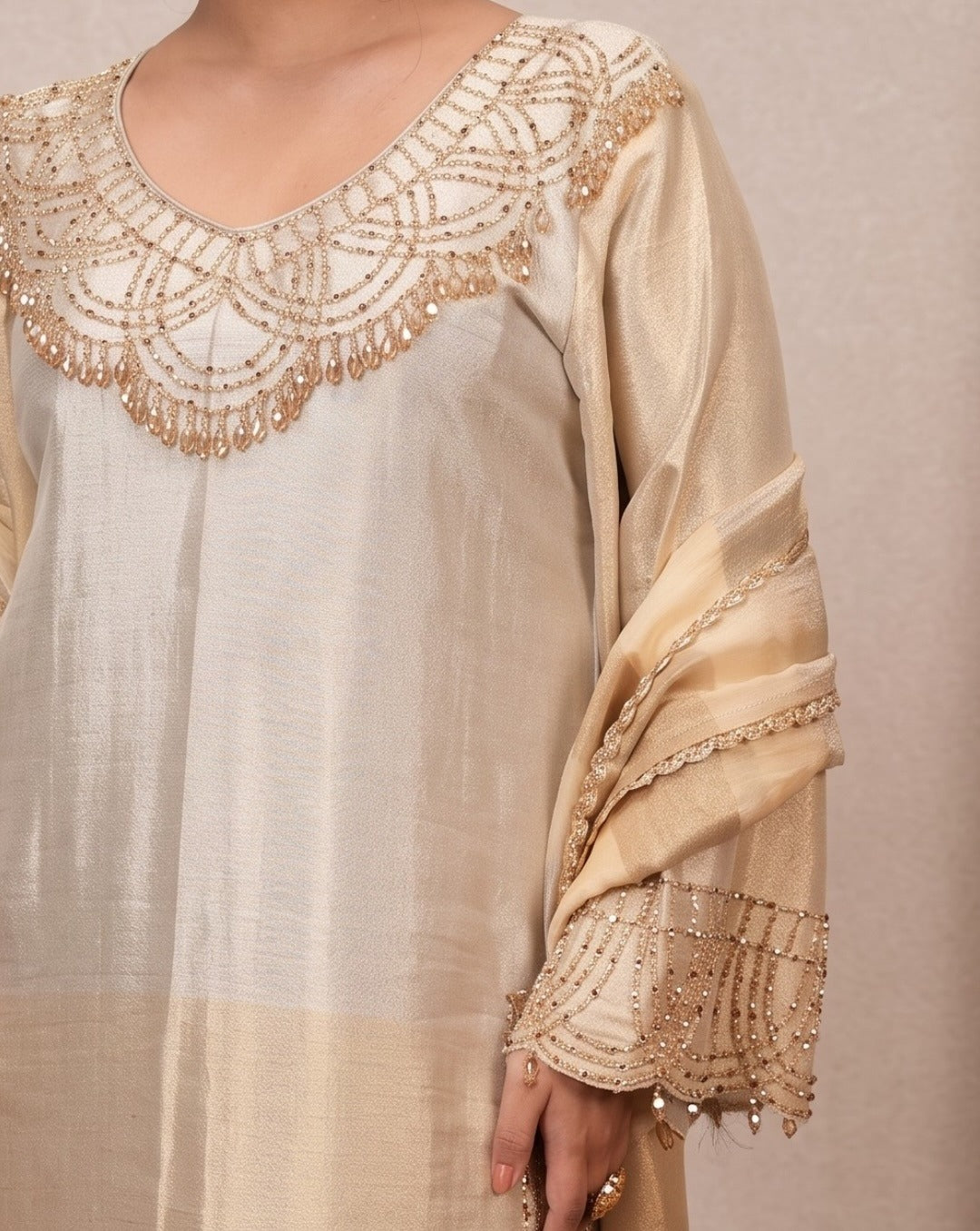 Ivory Noor Suit Set