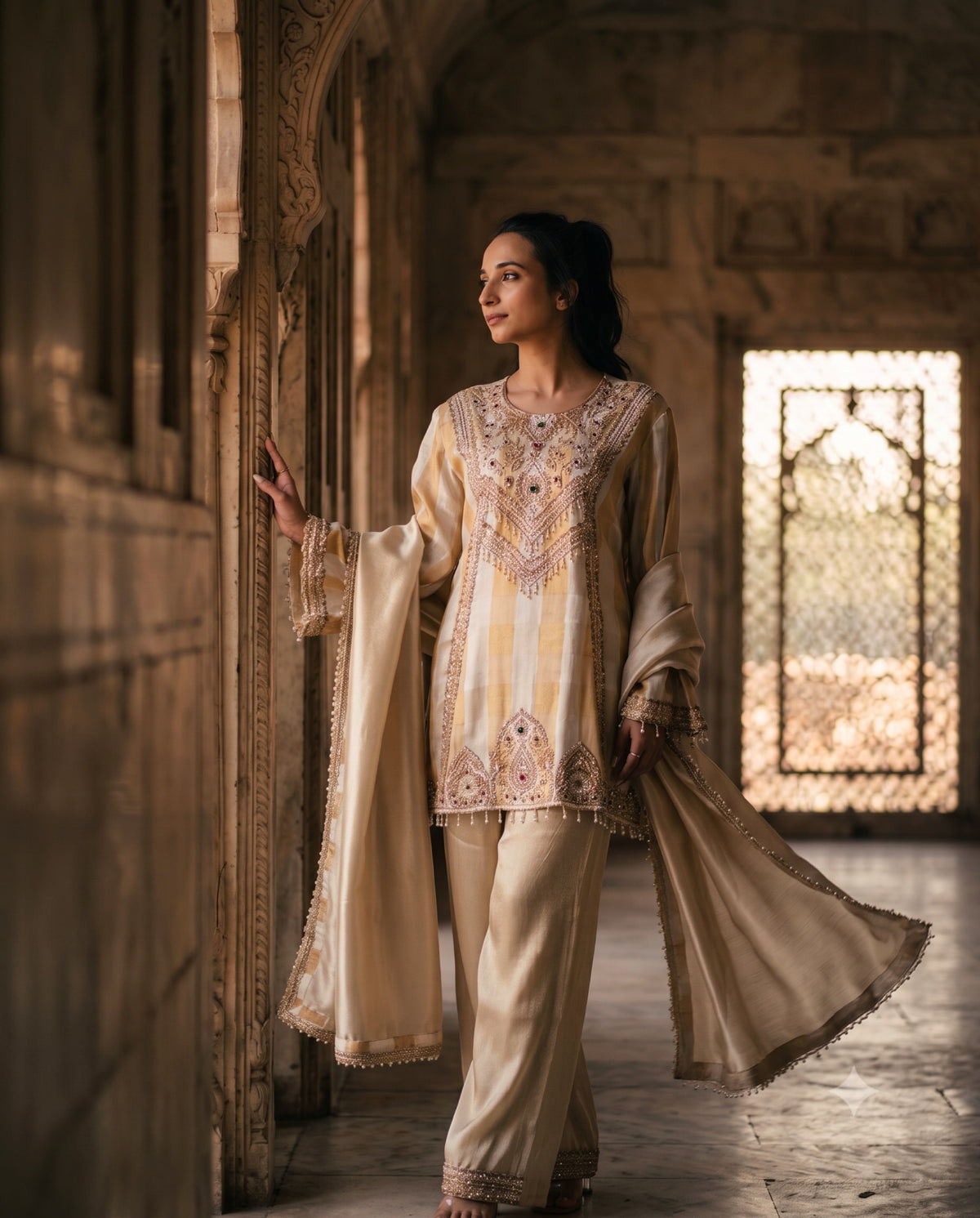 Champagne Noor Suit Set