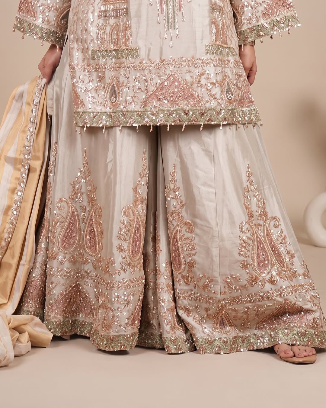 Pearl Noor Sharara Set