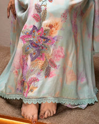 Aab-e-Gul Printed Unstitched Suit Set