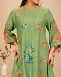 Emerald Bloom Suit Set