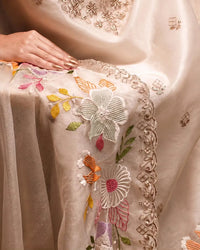 Pearl Floral Vine Suit Design