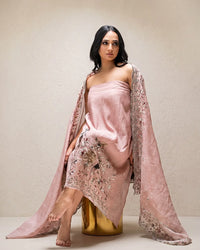 Blush Floral Hem Suit Design
