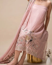 Blush Floral Hem Suit Design
