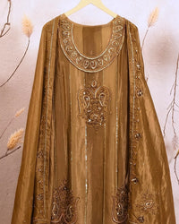 Antique Gold Ornamental Suit Design