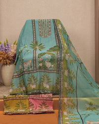 Aqua Garden Panel Suit Design