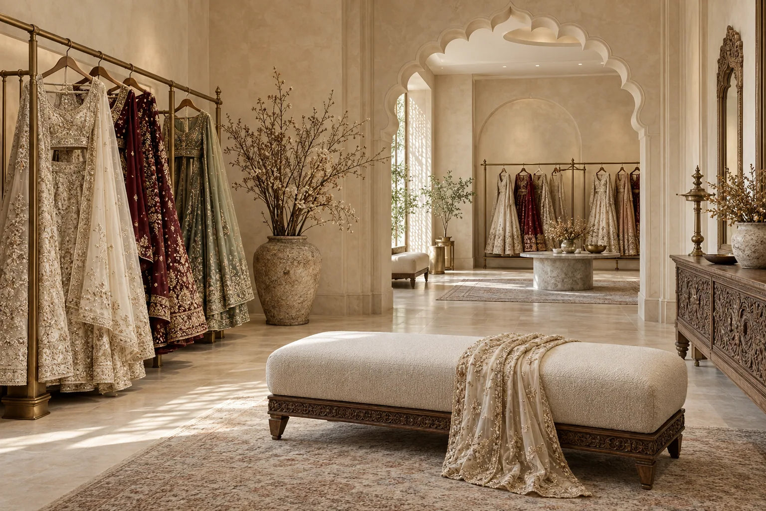 Sample couture atelier interior
